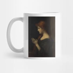 Young Woman Praying by Jean-Jacques Henner Mug